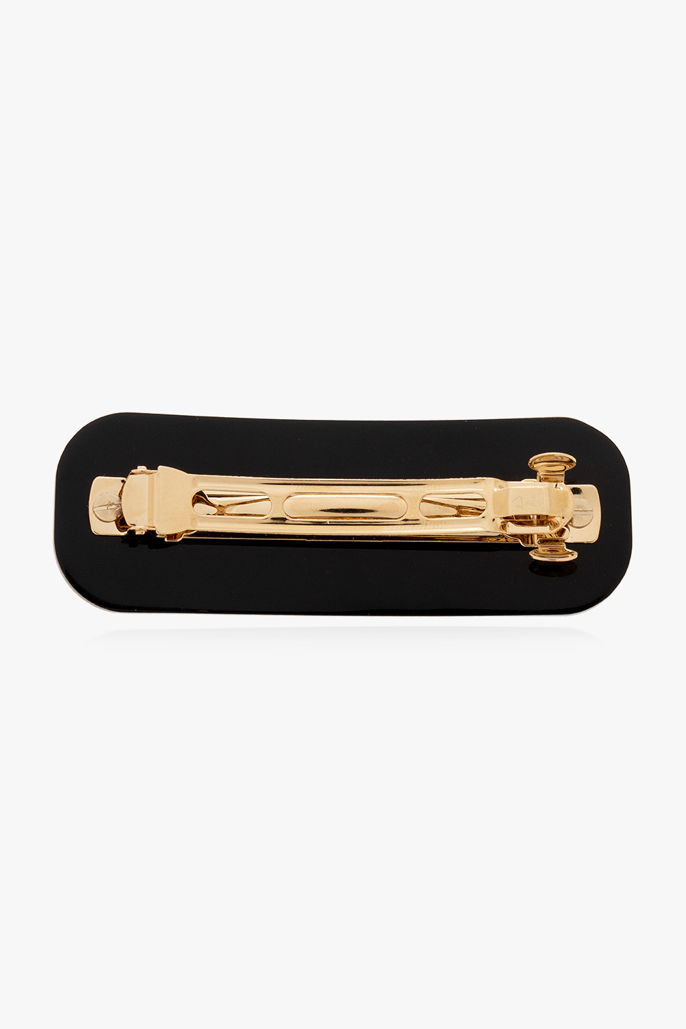 Black Hair clip with logo FERRAGAMO - Salvatore Ferragamo